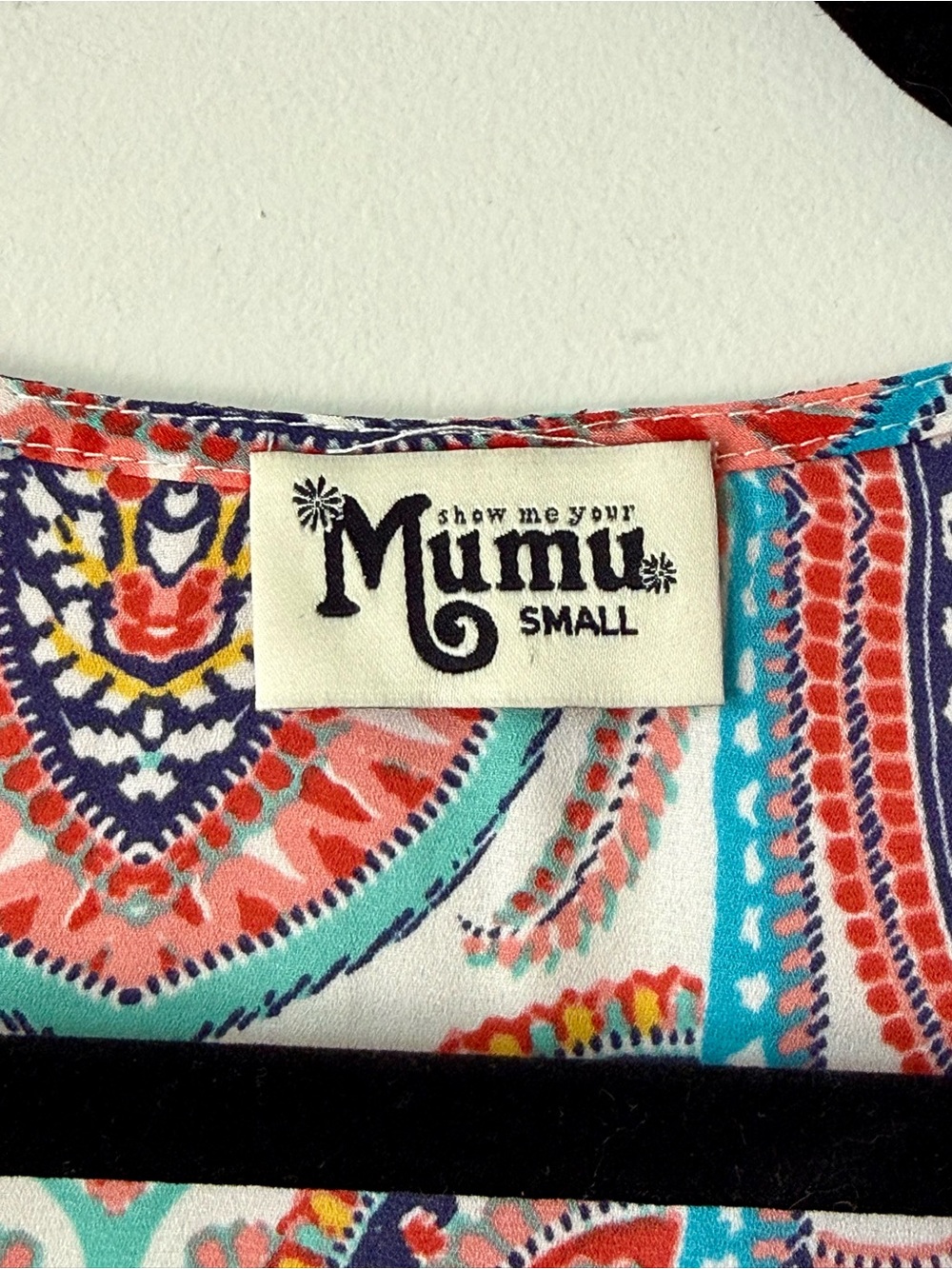 SHOW ME YOUR MUMU Lulu Paisley Tunic Cover Up Mini Dress—SZ. Small - Picture 8 of 14